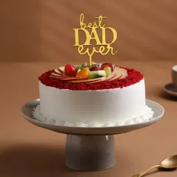 Best Dad Red Velvet Fruit Cake image 2