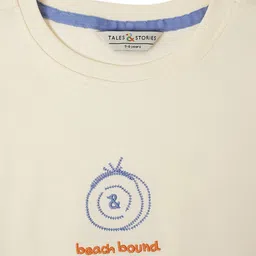TALES & STORIES Boys Typography Printed T-shirt image 2