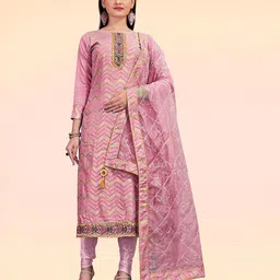 Maroosh Embellished Unstitched Dress Material-picture-14