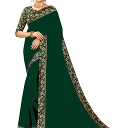 Flip The Style Woven Design Pure Georgette Saree-picture-21