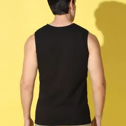 WOOSTRO Men Pack of 2 Typography Printed Round Neck Cotton Slim Fit T-shirts image 4
