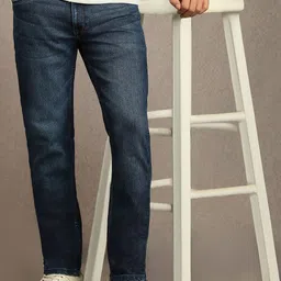 Louis Philippe Jeans Men Slim Fit Mid-Rise Clean Look Light Fade Jeans-picture-41