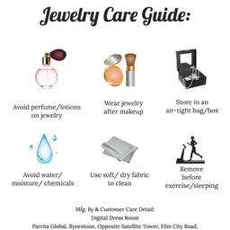 Digital Dress Room Gold-Plated AD Stone Studded & Beaded Evil Eye Mangalsutra image 4