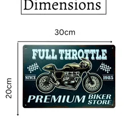 eazy wagon White & Beige Full Throttle Since 1985 Printed Wall HangingDecor image 5