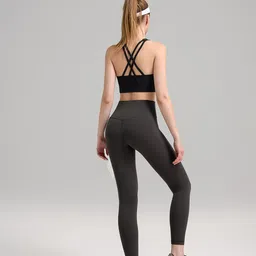 JC Collection Women Full Coverage Removable Padding Workout Bra image 5