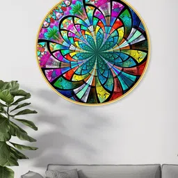 Livin'luxe Multicoloured MDF Other Wall Paintings image 2