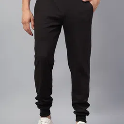 ALAKH HUB Men Tapered Fit Mid-Rise Joggers-image-86