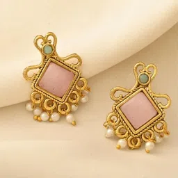 DASTOOR Set Of 3 Peacock Shaped Studs Earrings image 4