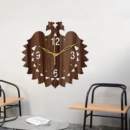 Freny Exim Brown Analogue Wood Wall Clock-image-71