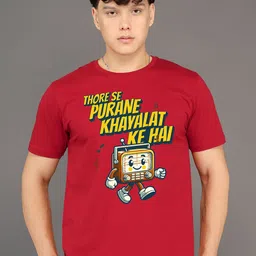 BRAWNY BATTLER Men Typography Printed Round Neck Cotton T-shirt-picture-18