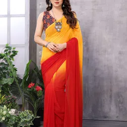 ROOP SUNDARI SAREES Ombre Pure Georgette Saree-picture-40