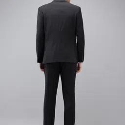 Theme Solid Slim Fit Single Breasted Formal 2 Piece Suits image 2