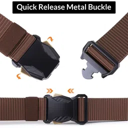 glitchez Men Textured Formal Belt image 3