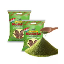 KOKILA Set Of 2 100% Organic Natural Conditioning Henna Powder - 400 g Each- Brown-picture-18