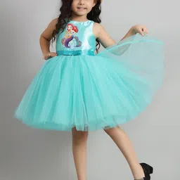 Toy Balloon kids Layered Net Fit & Flare Dress image 5