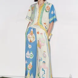 LULU & SKY Printed Shirt With Trousers Co-Ords-picture-20