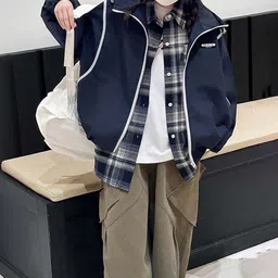 LULU & SKY Girls Lightweight Sporty Jacket-picture-24