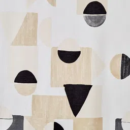 Home Centre White & Brown Printed Cotton 200 TC King Bedsheet Sets - 2.74 m x 2.74 m image 3