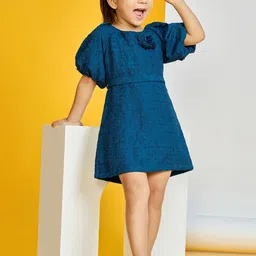 Peppermint Flutter Sleeve A-Line Dress-picture-23