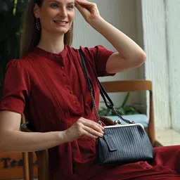 Anuschka Women Textured Structured Leather Shoulder Bag-picture-20