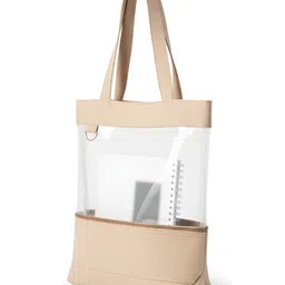 YK Colourblocked Structured Tote Bag image 5