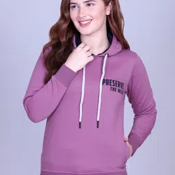 Divine Girl Women Printed Full Sleeve Front Open Hooded Sweatshirt-image-62