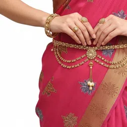 VALUSHA Women Studded Waist Chain Saree Accessories-picture-28