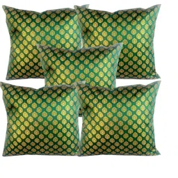 pink parrot Pinkparot Artsilk 12x12 inch cushion cover set of 5 pcs-picture-13