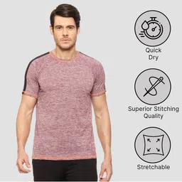 TQH Men Slim Fit T-shirt image 4