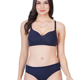 Liigne Pack Of 3 Everyday Bra Pure Cotton Lingerie Set image 2