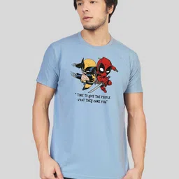 Greylongg Men Printed Applique T-shirt-picture-31