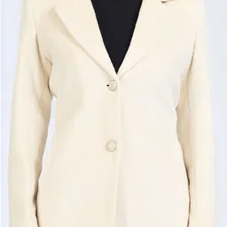 YOUNG CLUB CLASSIC Self Design Notched Lapel Overcoat image 4