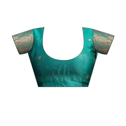 DIVASTRI Floral Woven Design Zari Saree image 5