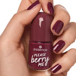 essence High-gloss Gel Finish Nail Colour 8 ml - Please Berry Me 20 image 3