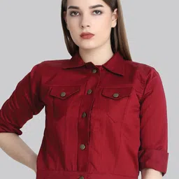 DIMPY GARMENTS Women Lightweight Denim Jacket-picture-22