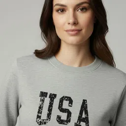 Calm Down Women Printed Sweatshirt image 4