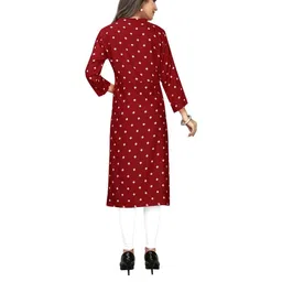 SAARAH Women Printed Straight Kurta image 3