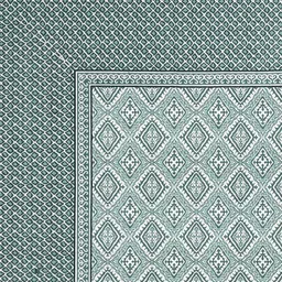 TrueYarns White & Green Ethnic Motifs 210 TC King Bedsheet with 2 Pillow Covers image 4