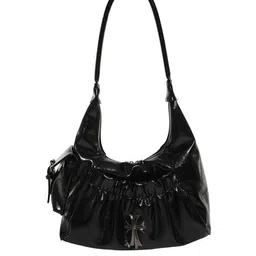 CORSICA Women Black Solid PU Structured Hobo Bag With Applique-image-38