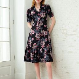 CORSICA Women Floral Print Fit & Flare Dress-picture-39