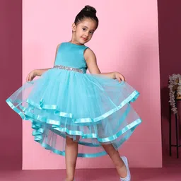 Toy Balloon kids Girls Round Neck Fit & Flare Dress-picture-23