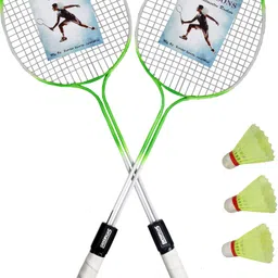 2 PCS OF FLOUROCENT MULTICOLOUR Badminton_01 Badminton Kit-image-60