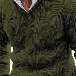 Mast & Harbour Men Self Design Pullover Sweater image 2