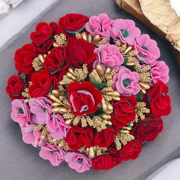 Gadinfashion Women Flower Bridal Hair Bun Juda Gajra-picture-15
