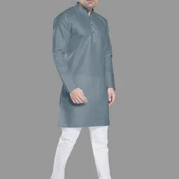 DIVISIVE Men Regular Kurta with Pyjamas image 3
