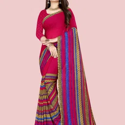 Moda Rapido Women Striped Printed Saree-picture-13