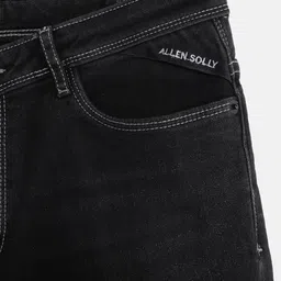Allen Solly Junior Boys Slim Fit Mid-Rise Light Fade Stretchable Jeans image 4