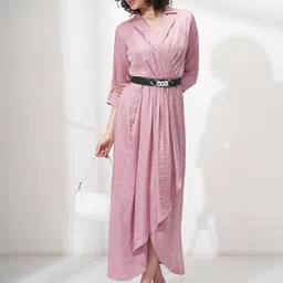 ESPYR By Tokyo Talkies Women Wrap Maxi Dress-image-92