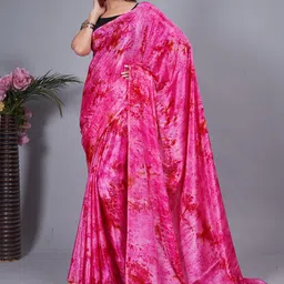 V3 FASHION STUDIO Tie and Dye Pure Chiffon Ready to Wear Saree-picture-35