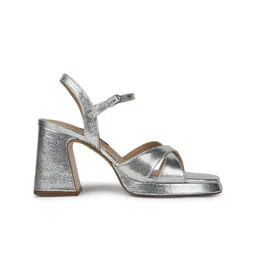 Nine West Leather Ethnic Block Sandals image 4